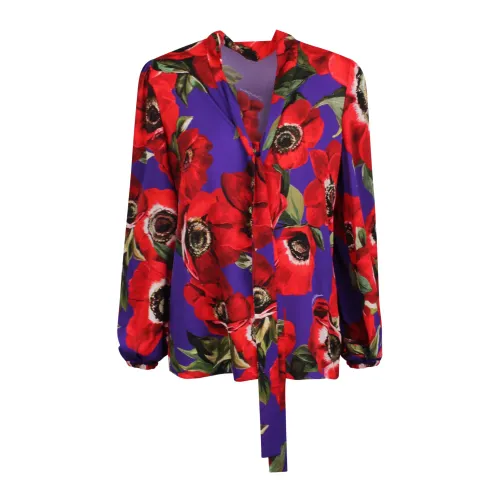 Dolce & Gabbana , Dolce & Gabbana Floral-print blouse ,Multicolor female, Sizes: