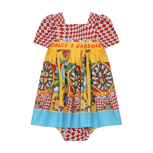 Dolce & Gabbana , Dolce & Gabbana Kids Dresses MultiColour ,Multicolor female, Sizes: