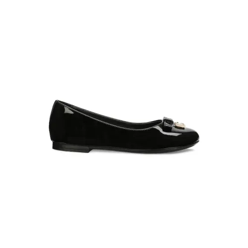 Dolce & Gabbana , Dolce & Gabbana Kids Flat shoes Black ,Black female, Sizes: