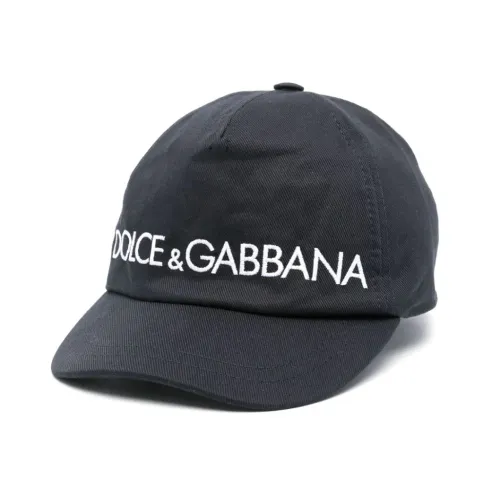 Dolce & Gabbana , Dolce & Gabbana Kids Hats Blue ,Blue male, Sizes: