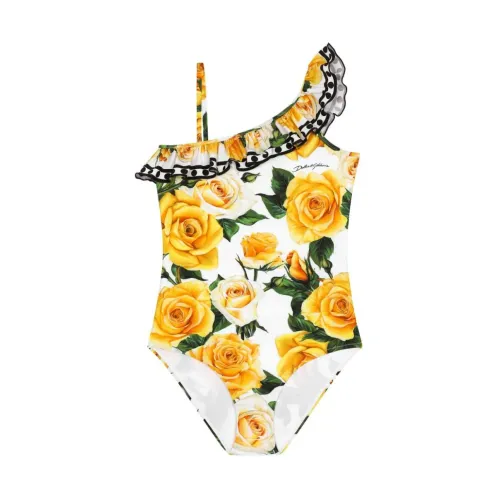 Dolce & Gabbana , Dolce & Gabbana Kids Sea clothing Yellow ,Multicolor female, Sizes: