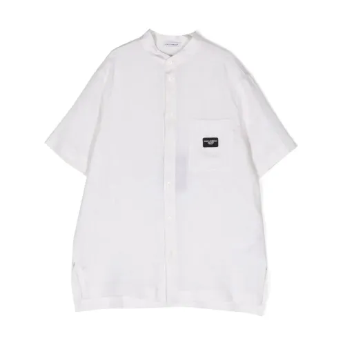 Dolce & Gabbana , Dolce & Gabbana Kids Shirts White ,White male, Sizes: