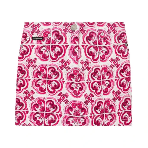 Dolce & Gabbana , Dolce & Gabbana Kids Skirts Pink ,Pink female, Sizes: