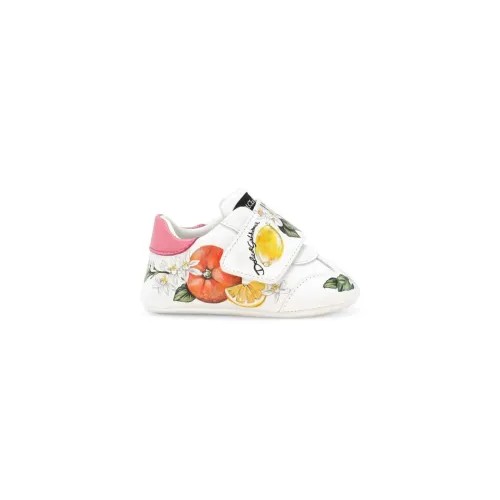 Dolce & Gabbana , Dolce & Gabbana Kids Sneakers White ,Multicolor female, Sizes: