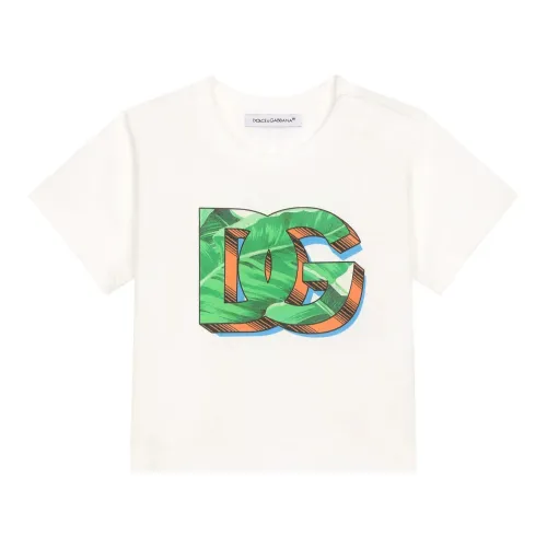 Dolce & Gabbana , Dolce & Gabbana Kids T-shirts and Polos White ,White female, Sizes: