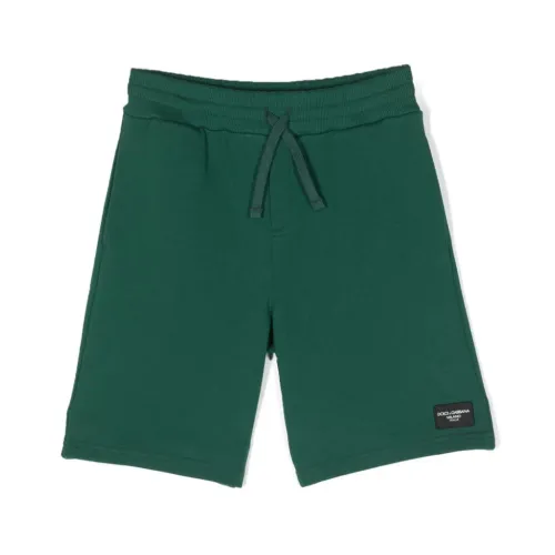 Dolce & Gabbana , Dolce & Gabbana Kids Trousers Green ,Green male, Sizes: