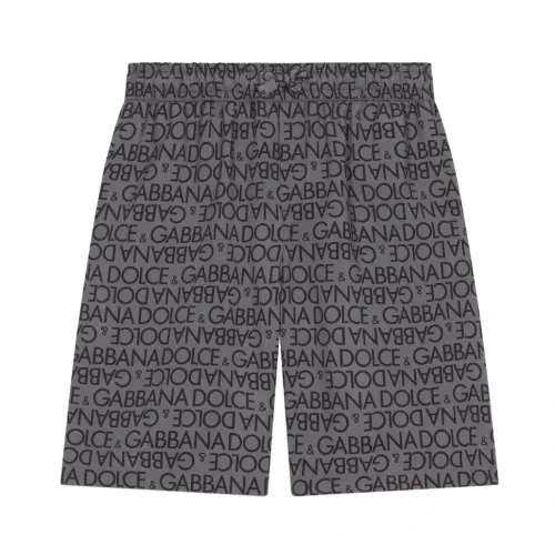 Dolce & Gabbana , Dolce & Gabbana Kids Trousers Grey ,Gray male, Sizes: