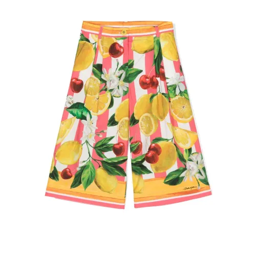 Dolce & Gabbana , Dolce & Gabbana Kids Trousers MultiColour ,Multicolor female, Sizes: