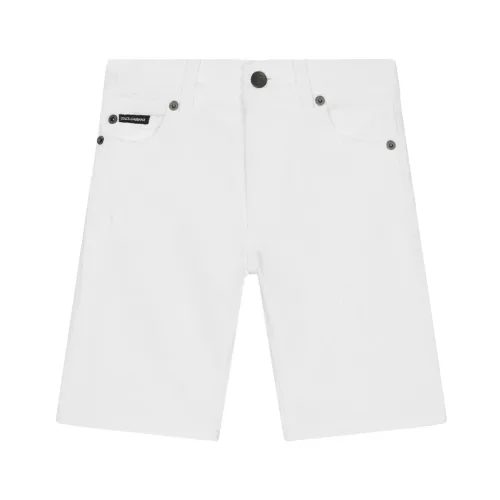 Dolce & Gabbana , Dolce & Gabbana Kids Trousers White ,White male, Sizes: