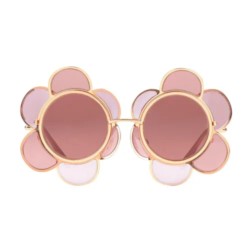 Dolce & Gabbana , Dolce & Gabbana Special Edition Flower Sunglasses ,Pink female, Sizes: ONE