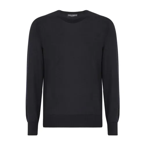 Dolce & Gabbana , Dolce & Gabbana Sweaters Grey ,Gray male, Sizes: