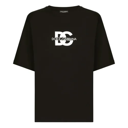 Dolce & Gabbana , Dolce & Gabbana T-shirts and Polos Black ,Black male, Sizes: