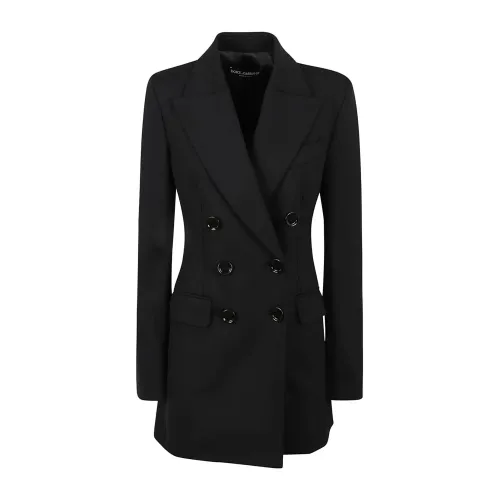 Dolce & Gabbana , Double Breasted Jacket ,Black female, Sizes: