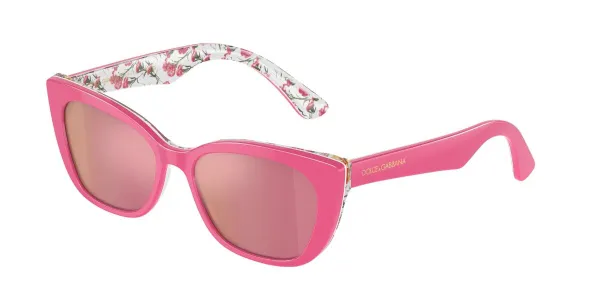 Dolce & Gabbana DX4427 Kids 3207/Z Kids' Sunglasses Pink Size 49