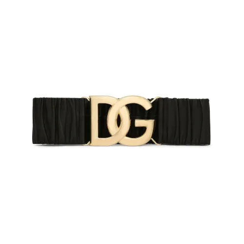 Dolce & Gabbana , Elasticated Belt ,Black female, Sizes: