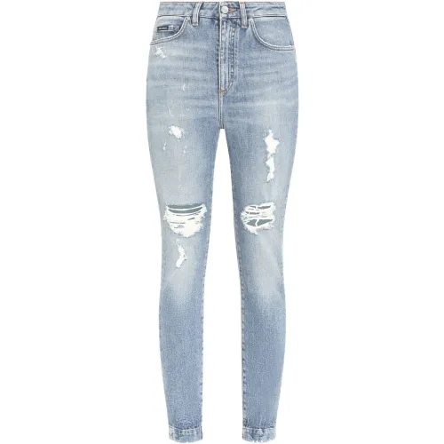 Dolce & Gabbana , Elegant Audrey Skinny Jeans ,Blue female, Sizes: