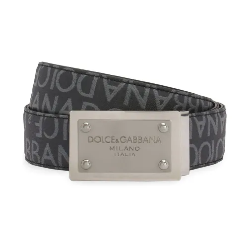 Dolce & Gabbana , Elevate Your Style with the 8B956 Belt ,Black male, Sizes: