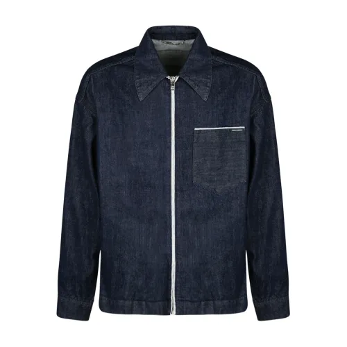 Dolce & Gabbana , Fashionable Jackets for Men ,Blue male, Sizes: