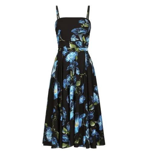 Dolce & Gabbana , Floral Print Midi Dress ,Multicolor female, Sizes: