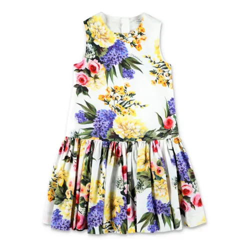 Dolce & Gabbana , Floral Print Mini Dress ,Multicolor female, Sizes: