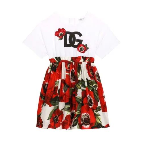 Dolce & Gabbana , Girl's Clothing Dresses S9000 Ss24 ,Multicolor female, Sizes: