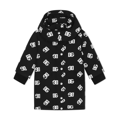 Dolce & Gabbana , Girl's Clothing Jackets Black Noos ,Black female, Sizes: