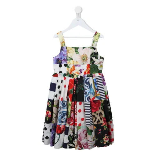Dolce & Gabbana , Girls Dresses by D&G Kids ,Multicolor female, Sizes: