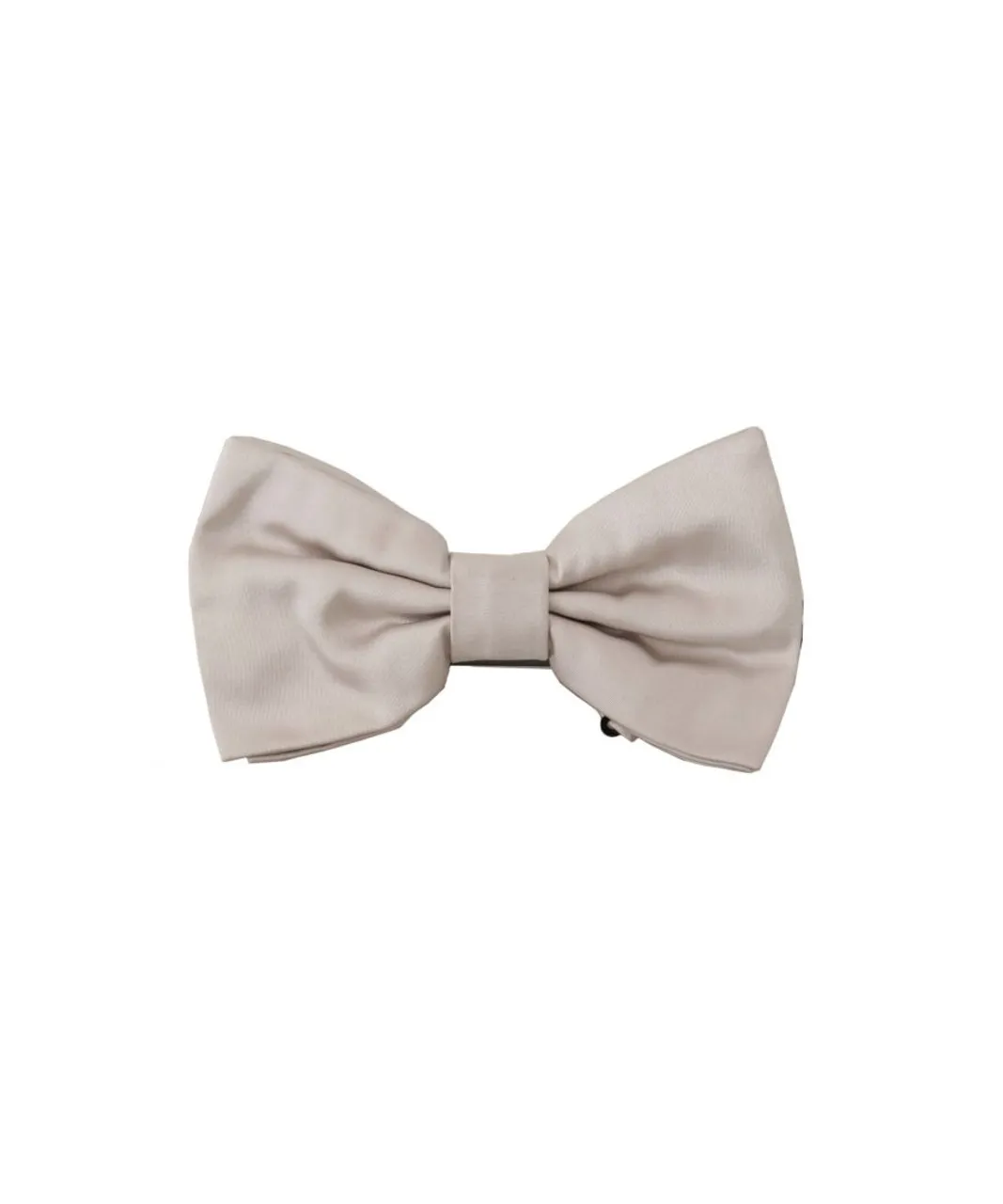 Dolce & Gabbana Gray 100% Silk Adjustable Neck Papillon Mens Tie - Grey - One