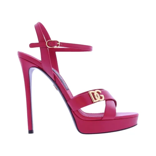 Dolce & Gabbana , Happy Garden Womens Sandals ,Pink female, Sizes: