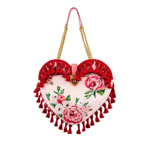 Dolce & Gabbana , Heart Crochet Bag ,Multicolor female, Sizes: ONE SIZE