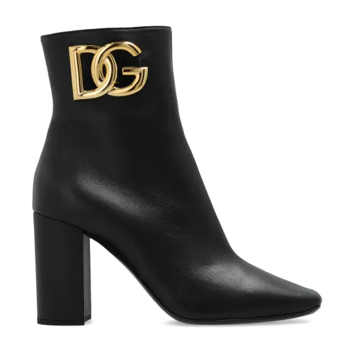 Dolce & Gabbana , Heeled boots ,Black female, Sizes: