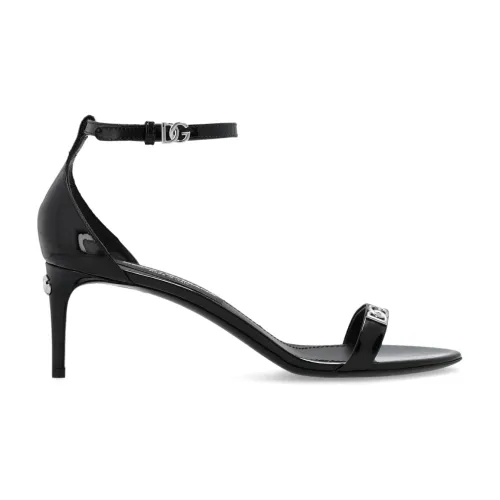 Dolce & Gabbana , Heeled sandals ,Black female, Sizes: