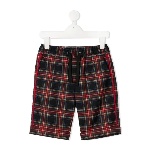 Dolce & Gabbana , High-Quality Bermuda Shorts for Boys ,Red male, Sizes:
