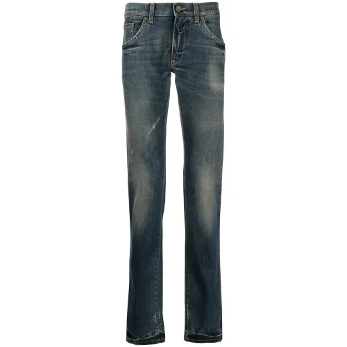 Dolce & Gabbana , Indigo Denim Skinny Jeans ,Blue male, Sizes: