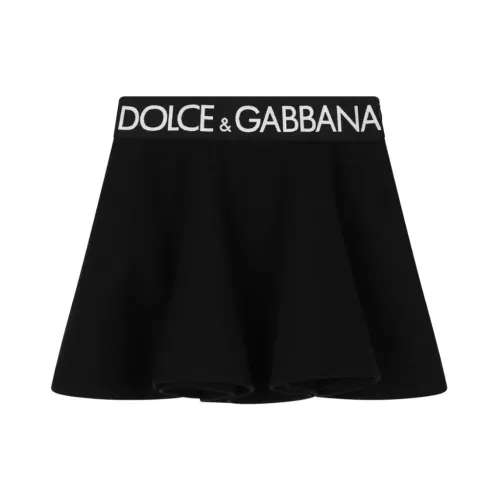 Dolce & Gabbana , Kids Black Circle Skirt ,Black female, Sizes:
