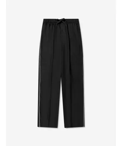 Dolce & Gabbana Kids Boys Silk Pyjama Bottoms in Black