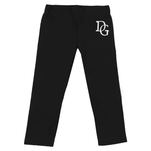 Dolce & Gabbana , Kids Designer Pants ,Black female, Sizes: