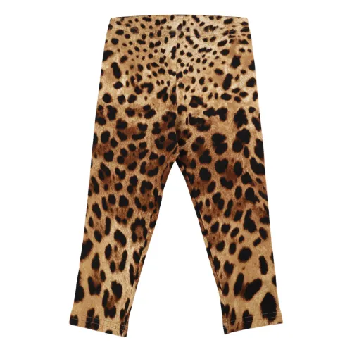 Dolce & Gabbana , Kids Designer Trousers ,Multicolor female, Sizes: