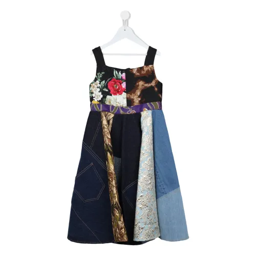 Dolce & Gabbana , Kids Dress by D&G ,Blue female, Sizes: