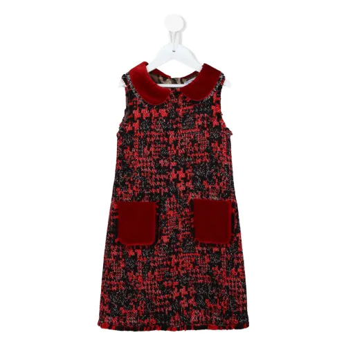 Dolce & Gabbana , Kids Dress by D&G ,Red female, Sizes: