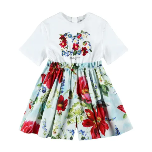 Dolce & Gabbana , Kids Dress Jumpsuit 100% Cotton ,Multicolor female, Sizes: