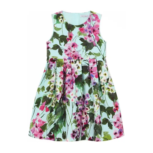 Dolce & Gabbana , Kids Girl Dress Fantasy Regular Fit ,Multicolor female, Sizes: