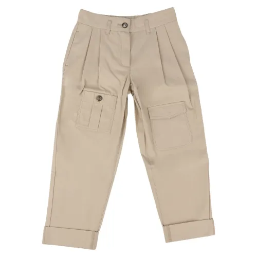 Dolce & Gabbana , Kids Pants by D&G ,Brown female, Sizes:
