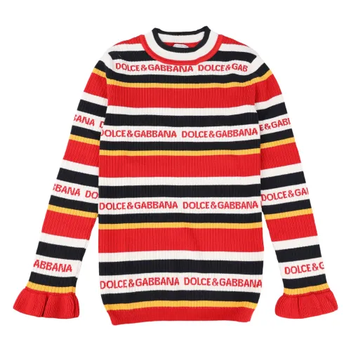 Dolce & Gabbana , Kids Sweater ,Red female, Sizes: