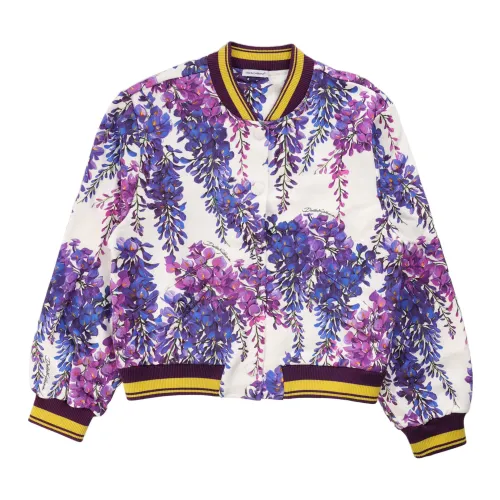 Dolce & Gabbana , Kids Sweatshirt - Fantasy - Regular Fit ,Multicolor female, Sizes: