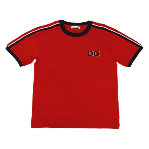 Dolce & Gabbana , Kids T-Shirt ,Red male, Sizes: