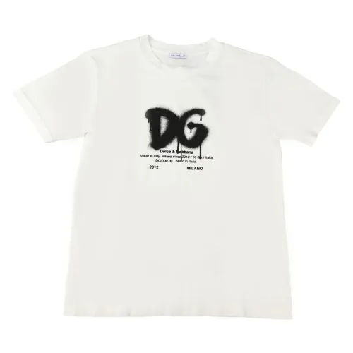 Dolce & Gabbana , Kids T-Shirt ,White male, Sizes: