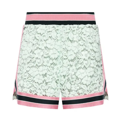 Dolce & Gabbana , Lace shorts ,Green female, Sizes: