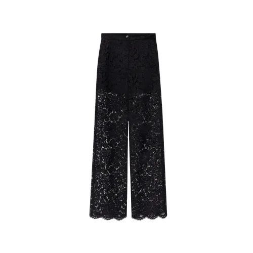 Dolce & Gabbana , Lace trousers ,Black female, Sizes: