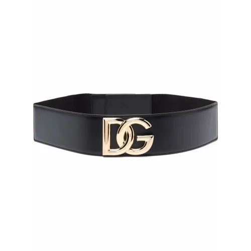 Dolce & Gabbana , Leather Belt ,Black female, Sizes: